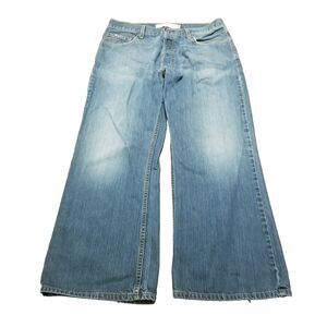 Levi's 567 Jeans Men's Size 36x30 Loose Bootcut Button Fly Blue Denim (36x29.5)